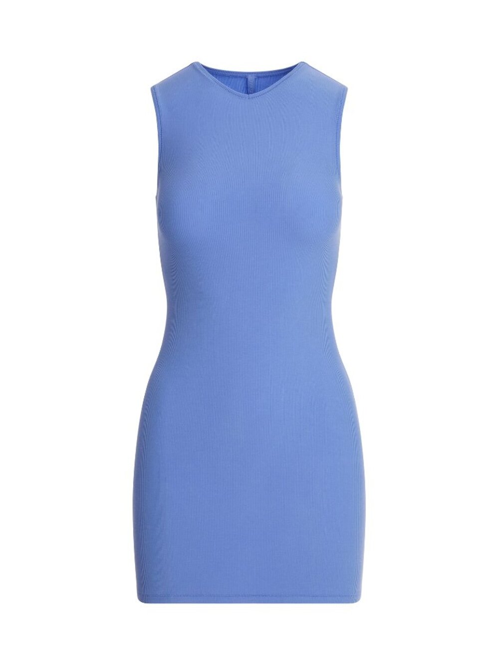 SKIMS Soft Lounge V Neck Tank Mini Dress Cielo Size M NWT